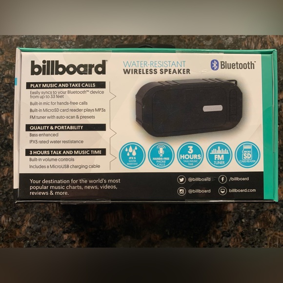 Billboard Bluetooth Portable Speaker - Picture 2 of 2